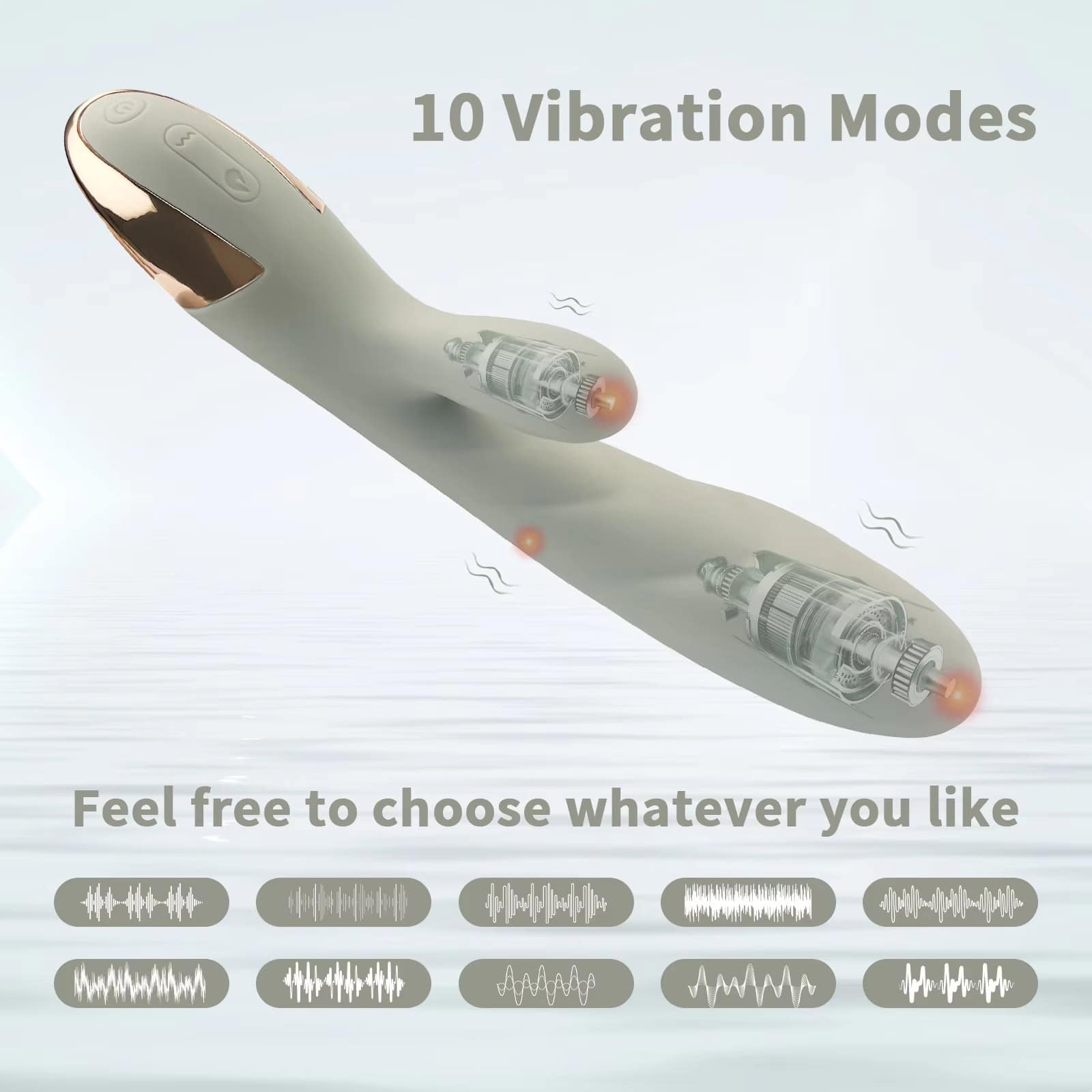 Seraphina - 10 Vibrations Waterproof